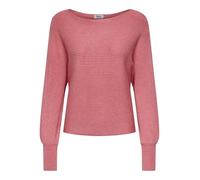 ONLY Onladaline L/S - Maglione Corto da Donna Knt Noos, con Scollo a Barca, Tea Rose, XS