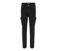ONLY Konmissouri Reg Ank Life Cargo Pnt Noos, Jeans Bambine e Ragazze, Nero, 152
