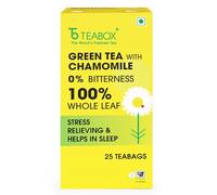 Only Leaf Chamomile Green Tea, 27 Tea Bags with 2 Free Exotic Samples