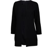 ONLY Leco 7/8 Long Cardigan Jrs Noos Cappotto Donna, Nero (Black), 34 X-Small