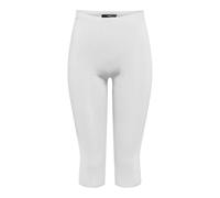 ONLY Leggings Basic da Donna a Vita Alta e Vita Elasticizzata, Bianco, XS