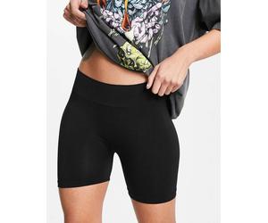 Only - Leggings corti neri senza cuciture-Nero M-L