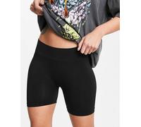 Only - Leggings corti neri senza cuciture-Nero XS-S