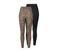 ONLY Leggings 'ONLLIVE LOVE' écru / broccato / nero Donna ONLY XXL écru / broccato / nero