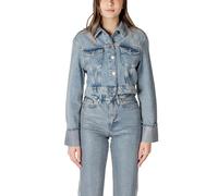 Only Light Blue Organic Cotton Denim Jacket - IT44|L