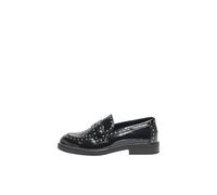 ONLY Loafer, Onllux-7 Pu Studs Mocassini Donna, Nero, 37 EU