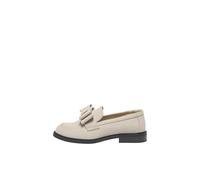 ONLY Loafer, Onllux-8 Pu Bow Mocassini Donna, Crema, 39 EU