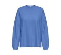 ONLY LS O-Neck Pull Knt Onlloyal Amalio Life-Maglia a Maniche Lunghe, Blu Oltremare, M Donna