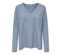 ONLY LS V-Neck Knt Nca Onlamalio Life-Maglia con Scollo a V, Windward Blue, S Donna