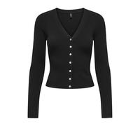 ONLY LS V-Neck Onlmist CC Knt-Cardigan con Scollo a V, Nero, S Donna