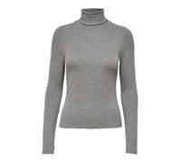Only Maglia a collo alto Onlsille Dark Grey da Donna L Grigio