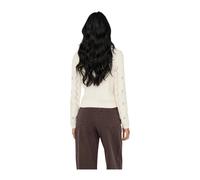 ONLY - Maglia a Maniche Lunghe e Girocollo con Stampa - - Knitwear - Donna - Bianco - XS