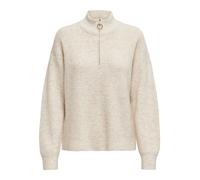 ONLY Maglia con Zip e Collo Alto