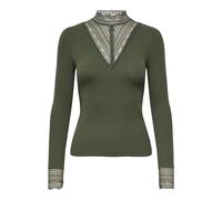 Only Maglia da Donna Onltilde L/S High Neck Lace Top Jrs Noos a Maniche Lunghe, Rosin., S