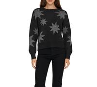Only maglia donna con stelle lurex nero XS
