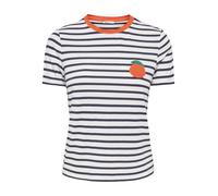 ONLY Maglia Donna Cuore Applicazione e Righe Ricamo Design Confortevole