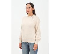 ONLY Maglieria e Cardigan Donna Beige Maglia girocollo Maglioncino girocollo con