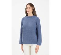 ONLY Maglieria e Cardigan Donna Blu Maglia girocollo Maglioncino girocollo con f