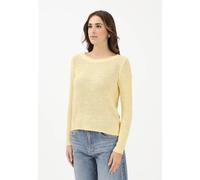 ONLY Maglieria e Cardigan Donna Giallo Maglia girocollo Maglioncino girocollo gi