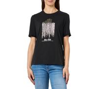 ONLY Maglietta da Donna Onlfree Life Reg S/S City Top Box Jrs, Nero, L