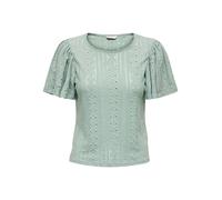 ONLY Maglietta da Donna Onlriverside S/S Flaired Top Jrs, Verde, L