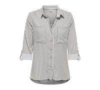 ONLY Maglietta da Donna Onlyasmin L/S Wvn Noos con Maniche Lunghe e vestibilità Standard per l'uso Quotidiano, Falcon, XS