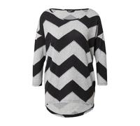 T-shirt donna Only Elcos maniche 4/5 Gris M