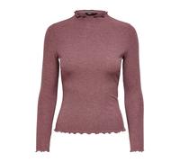 T-shirt donna Only Emma maniche lunghe col montant Rose XS
