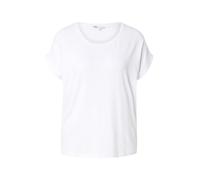 Only - T-shirt bianca morbida con scollo rotondo-Bianco XL