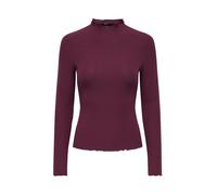 ONLY Maglietta 'ONLEmma' rosso vino Donna - Abbigliamento - Taglie comode - Maglie e top - Maglie e T-shirt ONLY S