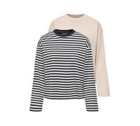 ONLY Maglietta 'ONLHAPPY' beige / antracite Donna ONLY M
