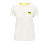 ONLY Maglietta 'ONLHEART' limone / verde scuro / bianco Donna - Abbigliamento - Taglie comode - Maglie e top - Maglie e T-shirt ONLY S
