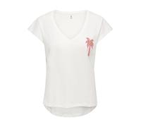 ONLY Maglietta 'ONLIMELDA' oro / rosa chiaro / bianco Donna ONLY XL