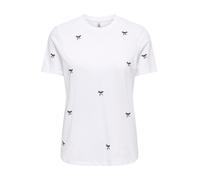 ONLY Maglietta 'ONLKETTY' nero / bianco Donna ONLY L