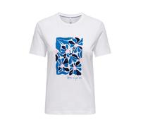 ONLY Maglietta 'ONLKITA' blu reale / blu scuro / rosé / bianco Donna ONLY XXL