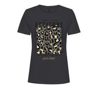 ONLY Maglietta 'ONLKita' giallo oro / grigio basalto / nero Donna ONLY S