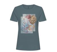 ONLY Maglietta 'ONLKITA' opale / blu pastello / castano / oro Donna ONLY M opale / blu pastello / castano / oro
