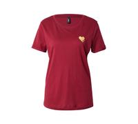ONLY Maglietta 'ONLKITA' oro / rosso rubino Donna ONLY S oro / rosso rubino