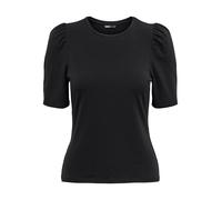 ONLY Onllive Love 2/4-Top Pufftop Jrs Noos Top, Nero, M Donna