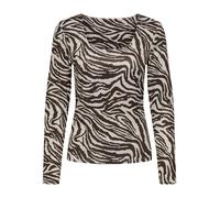 ONLY Maglietta 'ONLLone' marrone scuro / offwhite Donna ONLY XL marrone scuro / offwhite