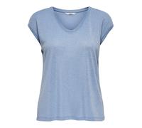 ONLY Maglietta 'Onlsilvery' blu chiaro, Taglia S