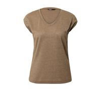 Only Onlsilvery S/S V Neck Lurex Top Jrs Noos, Maglietta Donna, Marrone (Falcon/Dettagli: Tono In Lurex), S