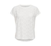 Only ONLSMILLA S/S Top Jrs Noos T-Shirt, Bianco (Cloud Dancer), M Donna