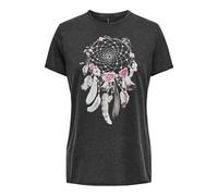 Only T-shirt Stay Wild nera con stampa Nero 36