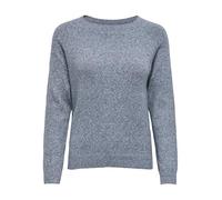 ONLY Onlrica Life L/S Pullover Knt Noos Maglione, Moonlit Ocean/Dettagli: mélange, M Donna