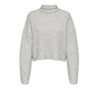 Only Maglione da Donna Onlmelanie L/S, Chiaro Grigio Melange, L
