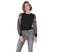 ONLY Maglione da Donna Onlviktoria L/S in Pizzo Knt Noos, Nero, S