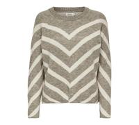 ONLY Maglione 15191792 Mermaid lavorato a righe beige chiaro L