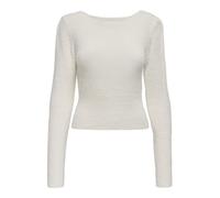 Only Maglione Donna onlella piumo l/s Puff Pullover CC Knt - 15260678 l Panna