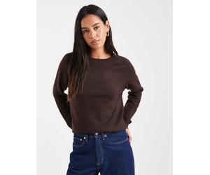 ONLY - Maglione girocollo marrone cioccolato 38